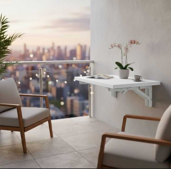 Промо Айви маса сгъваема, кухненска и стенна пдч, дърво