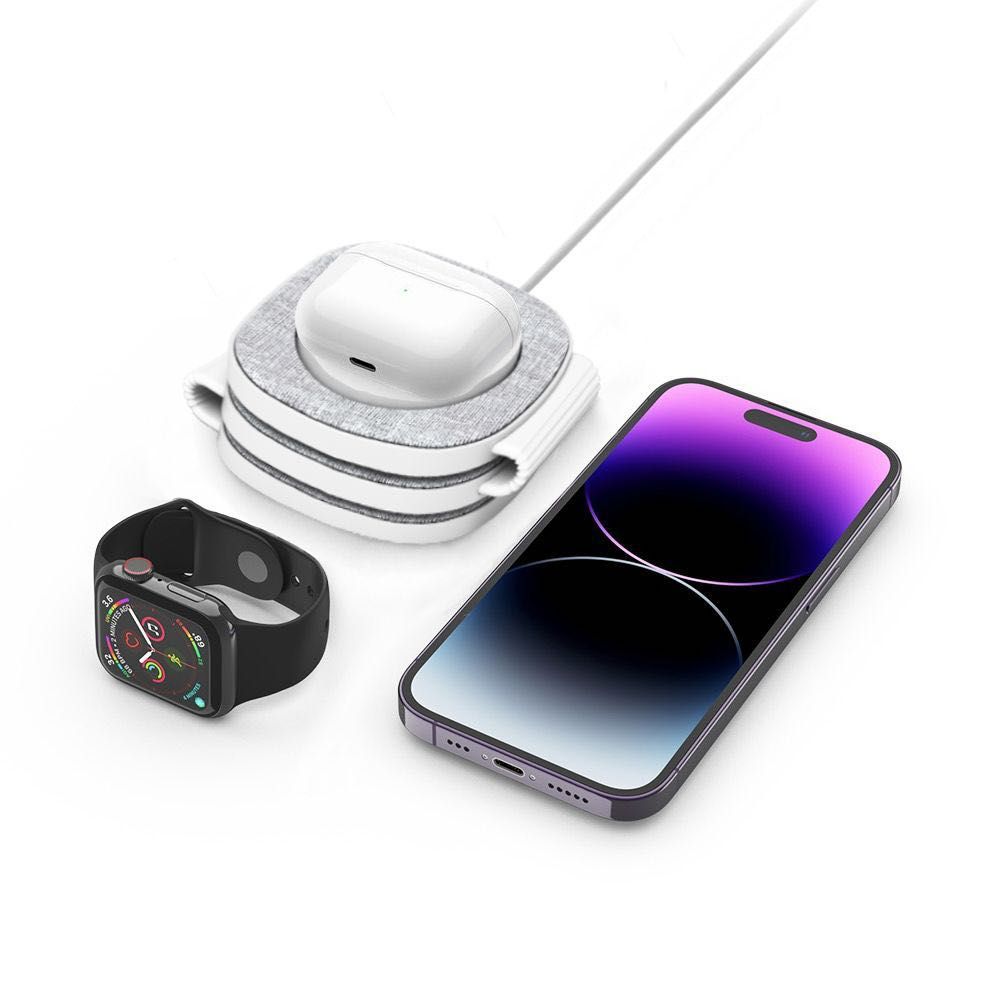 Сгъваемо безжично зарядно 3в1 с MagSafe от Tech Protect A32