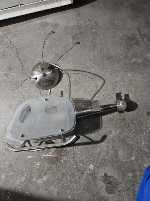 Lustra elicopter inox  corp iluminat