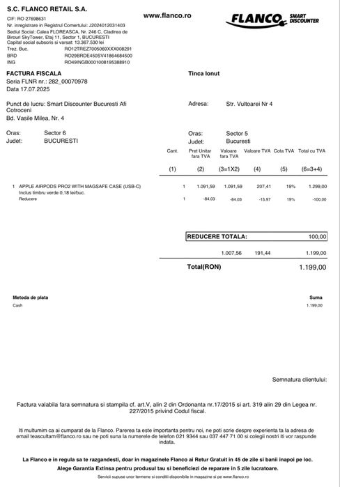 AirPods Pro 2 Originale Autentice 100% Factură Garanție