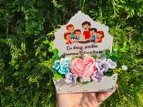 Cadou educatoare – Aranjament flori de săpun hipoalergenic