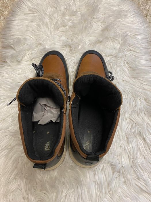 Pantofi casual înalți piele, măsura 46