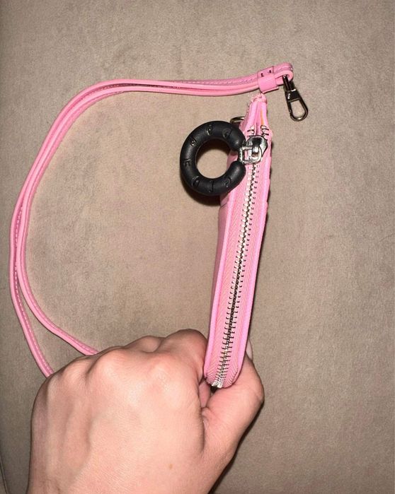 Розов портфейл/картодържач