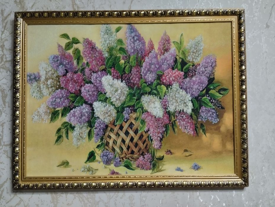 Картины на текстиле.