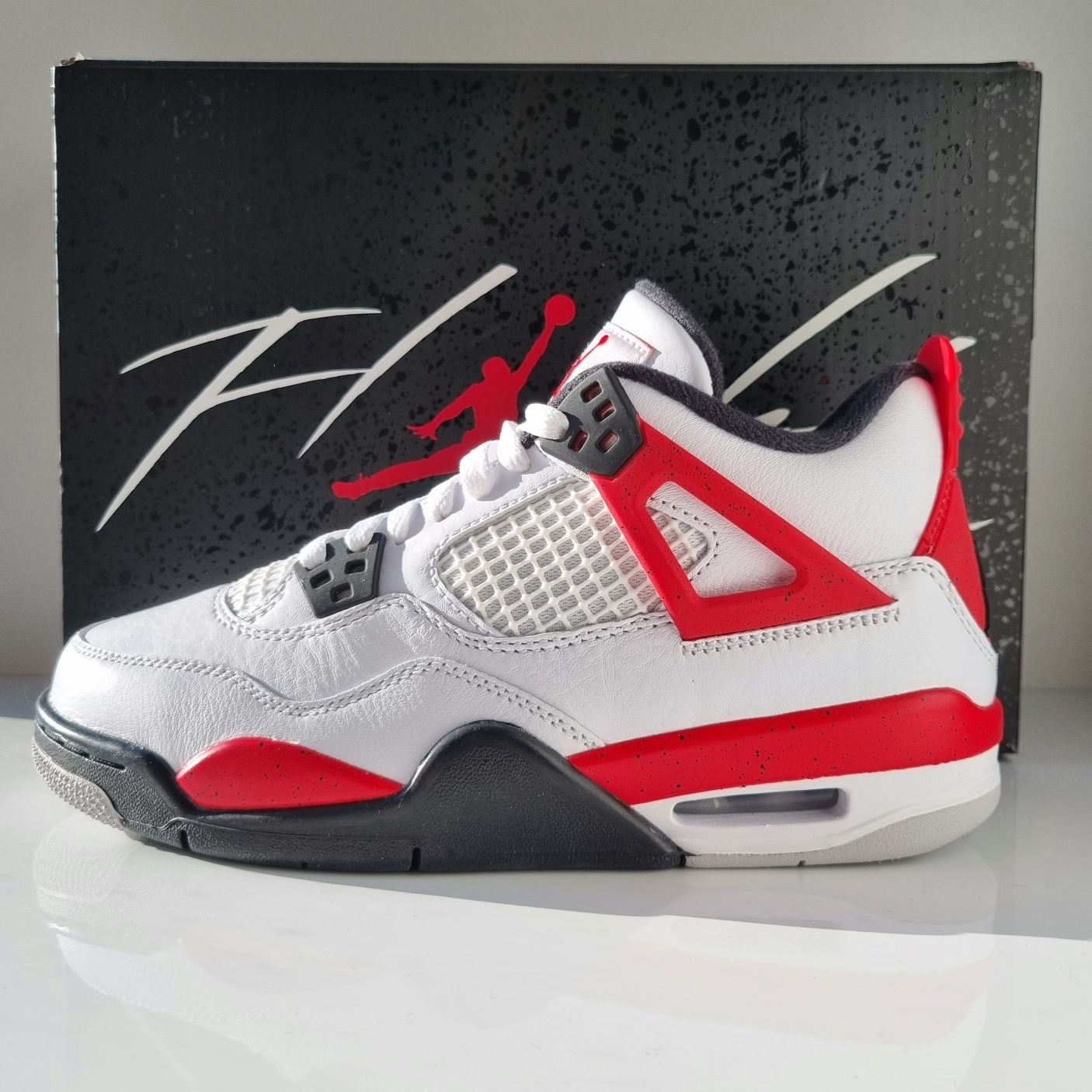 Jordan 4 Red Cement Gs - 37.5