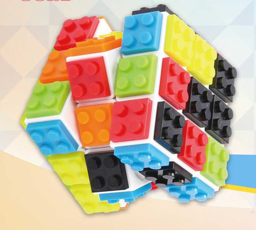 Кубик Рубика 3х3 FanXin Lego.  В подарок - подставка!!