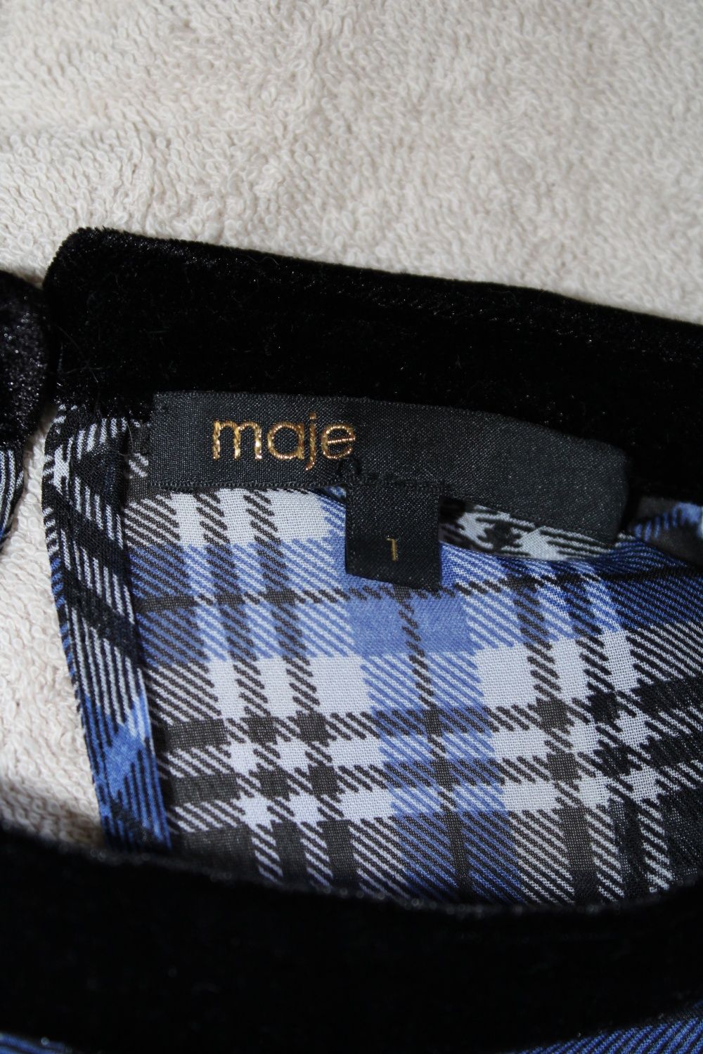 Блуза с дълъг ръкав Maje
