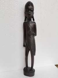 statueta unicat sculptura tribala masai Africa lemn abanos antichitati