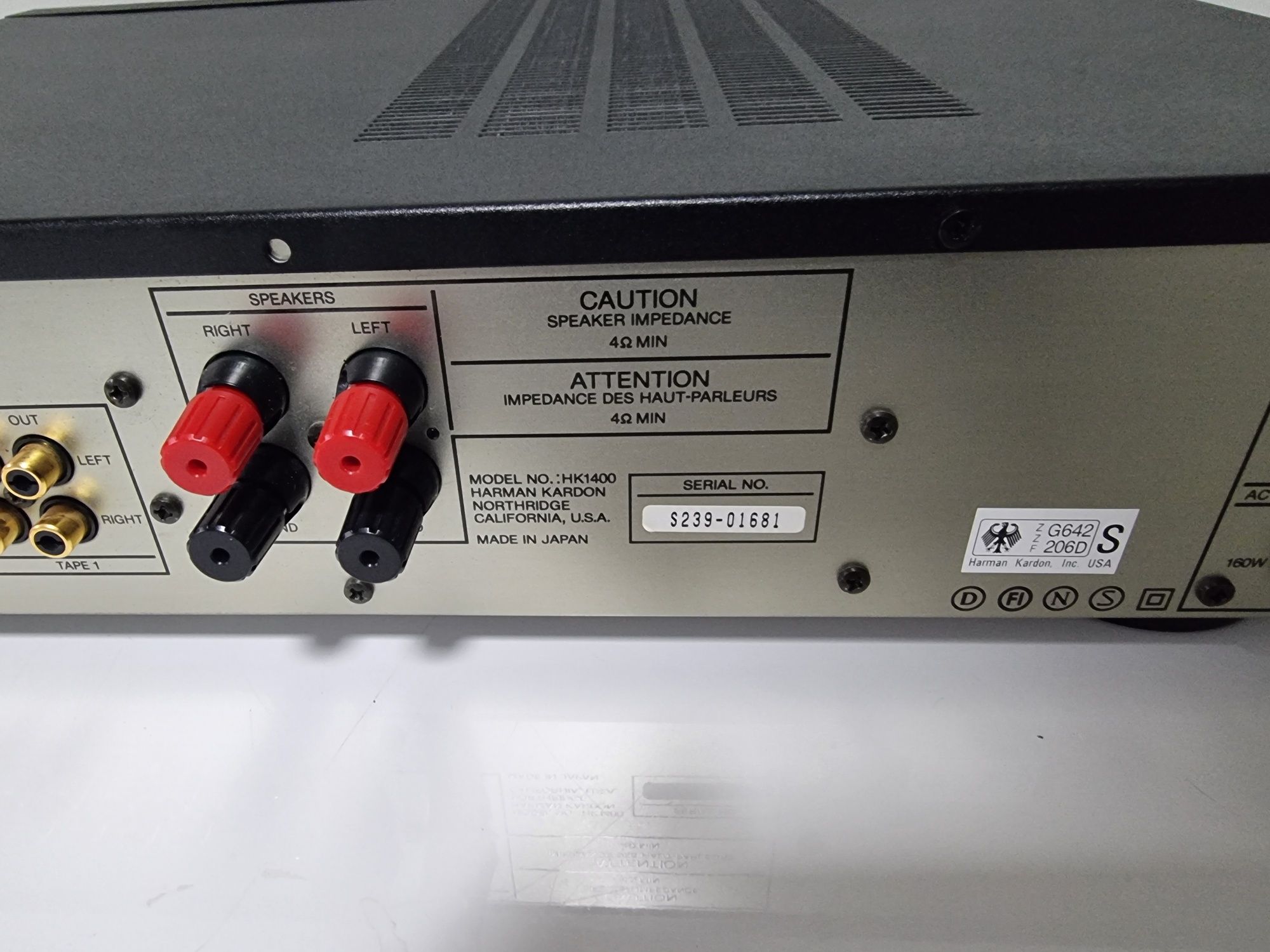 Harman/Kardon HK 1400 line amplifier