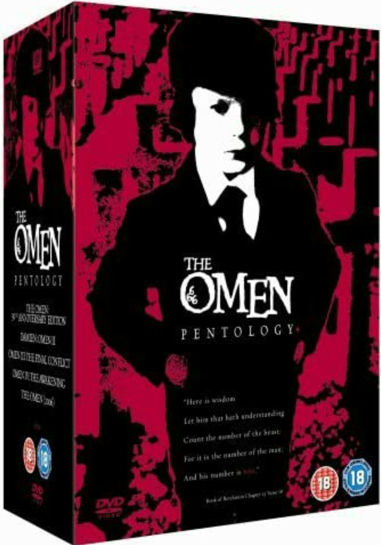 Filme DVD Horror The Omen 1-5  ( Original )