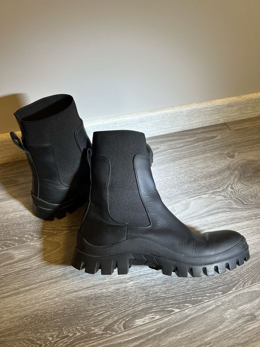 Кожаные ботинки Massimo Dutti (размер 41)