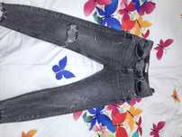 Дънки  zara със скъсани ефекти