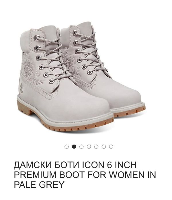 Дамски боти Timberland icon 6 inch pale gray