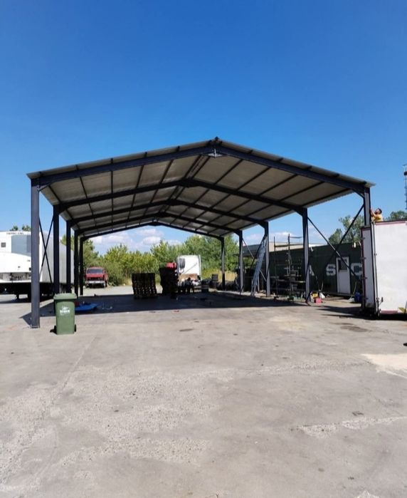 Vand și construiesc o gama larga de hale sau structuri metalice noi ne