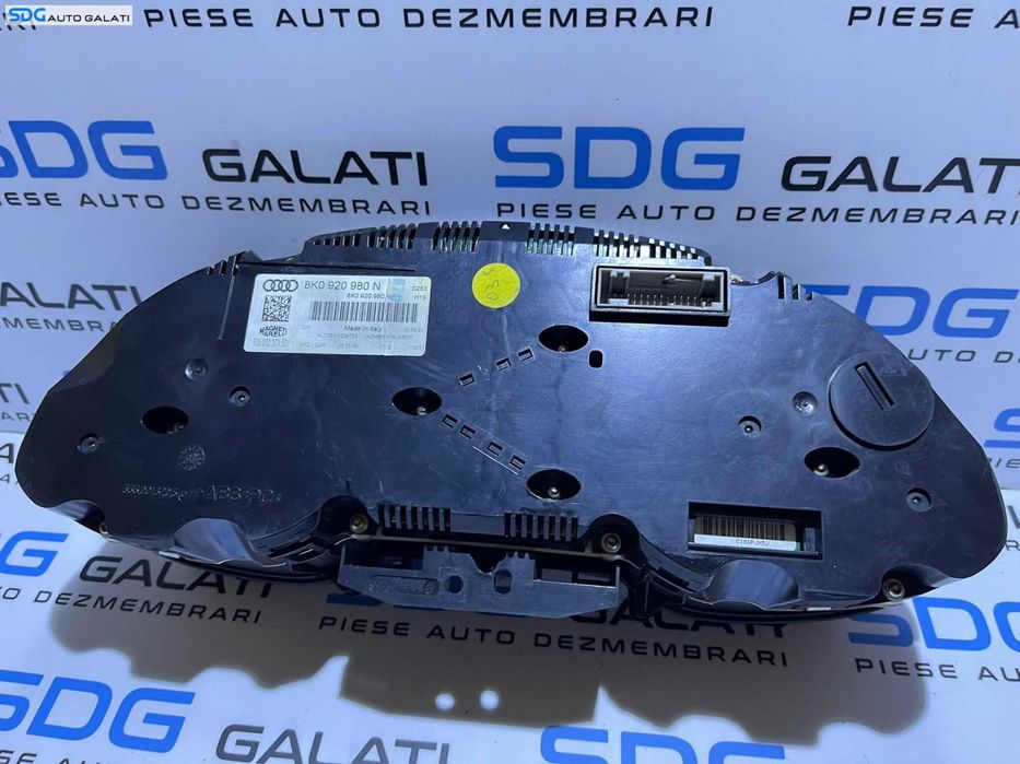 Ceas Ceasuri Cluster Instrumente Bord Audi A4 B8 2.0 TDI 2008 - 2015 Cod 8K0920980N