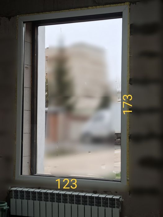 Продам панорамное пластиковое окно глухое