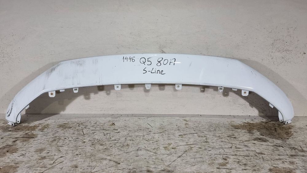 Spoiler inferior bara fata Audi Q5 S-Line, 2017, 2018, 2019, 2020, cod origine OE 80A807061B