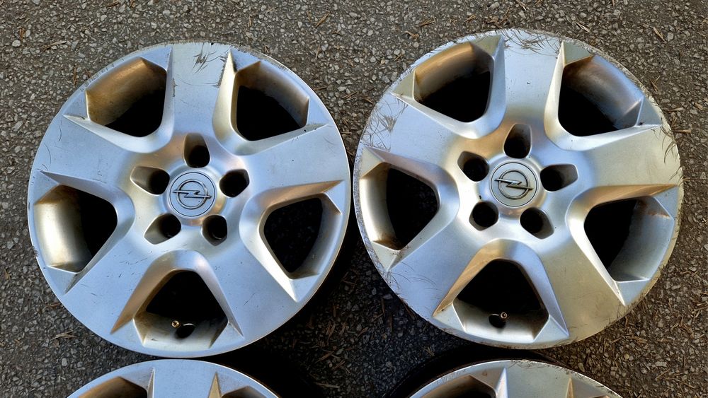 Опел 16 5х110 железни джанти с тасове Opel Astra Vectra Zafira 5x110