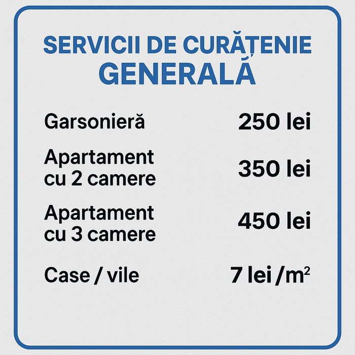 Servicii de Curățenie Apartamente Case Scări de bloc Birouri