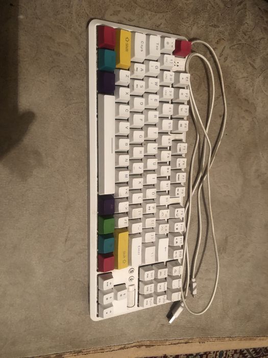 Клавиатура Ajazz K870t Red Switches белый