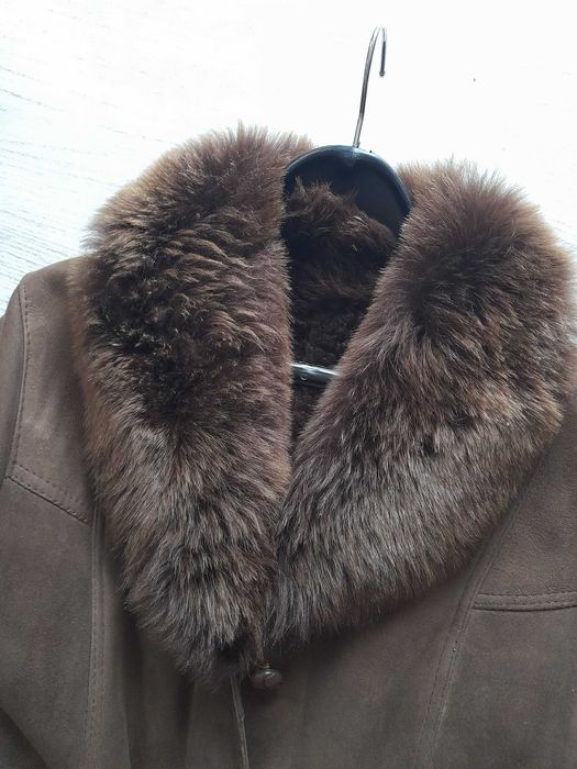 Дамски кожух естествена кожа