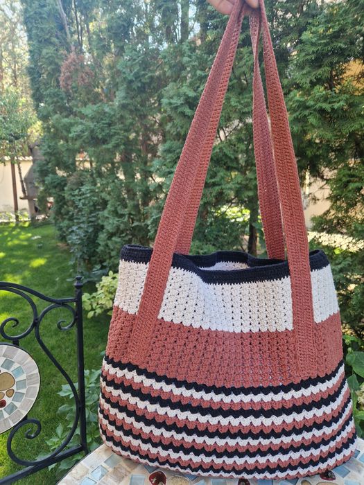 Geanta de umar crosetata 100% handmade