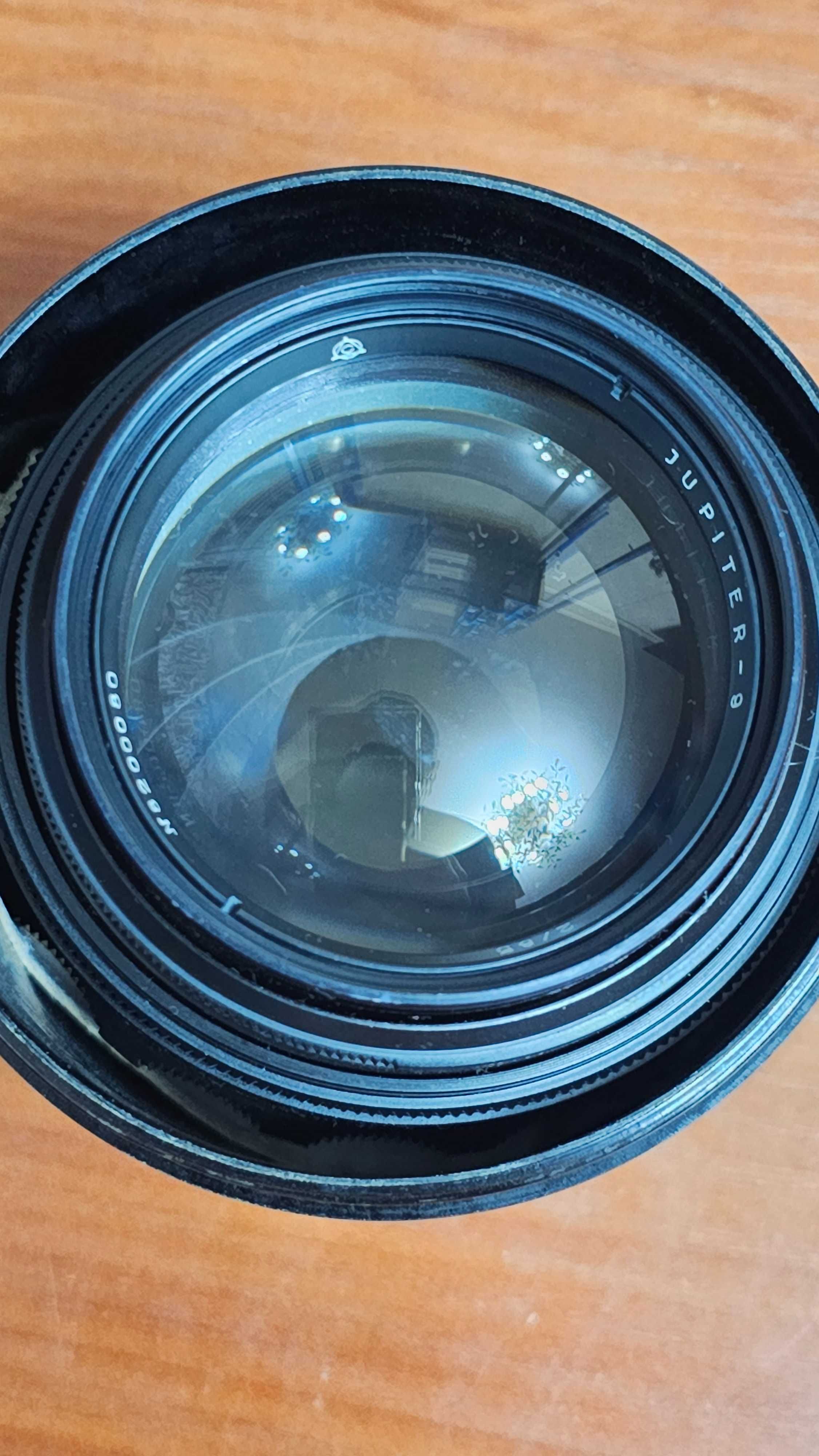 Объектив Юпитер-9 85 mm  f/ 2 (экспортный вариант Jupiter-9) как новый