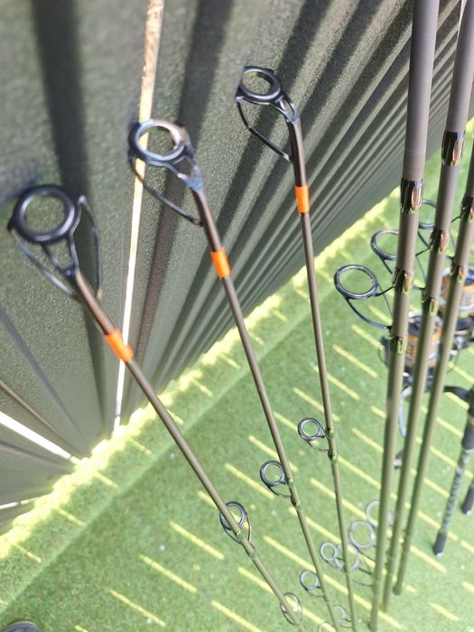 Set 3 lansete Diamant Alb Tactics 3.9m, 5 LBS , 3 segmente