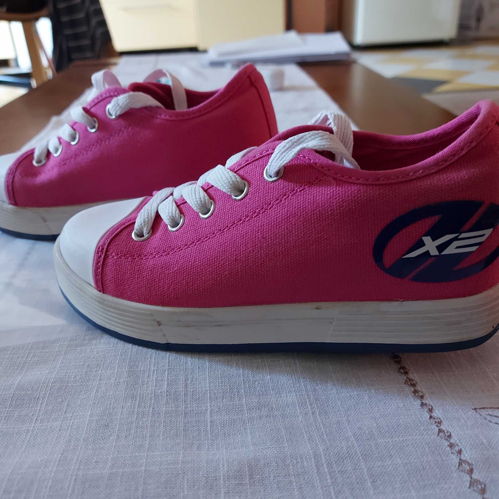 Adidas cu rotile model Heelys Classic X2 roz