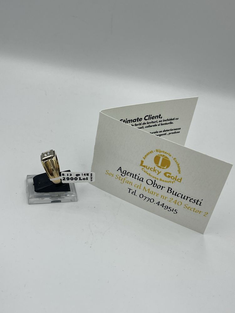 Inel De Aur 8.12 GR 14K Marimea 21/Diametrul 61 #42805
