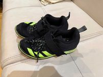 Adidas Powerlift 4 - Обувки за вдигане на тежести в цвят зелен