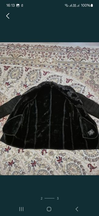 Дублёнка зимная тёплая