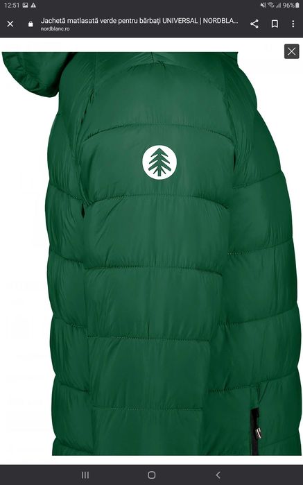 Geaca iarna NordBlank verde