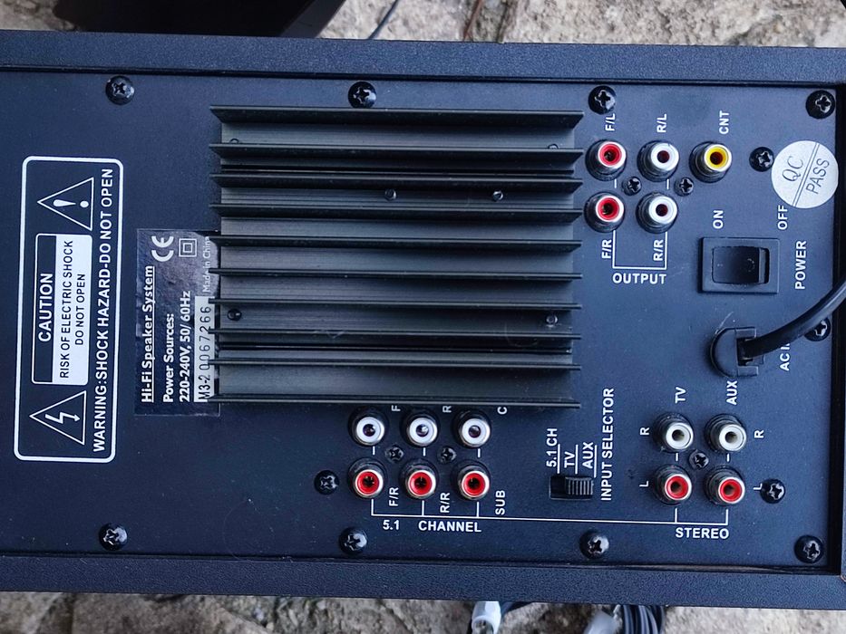 Boxe 5.1 Bass Computer Casă+ telecomandă