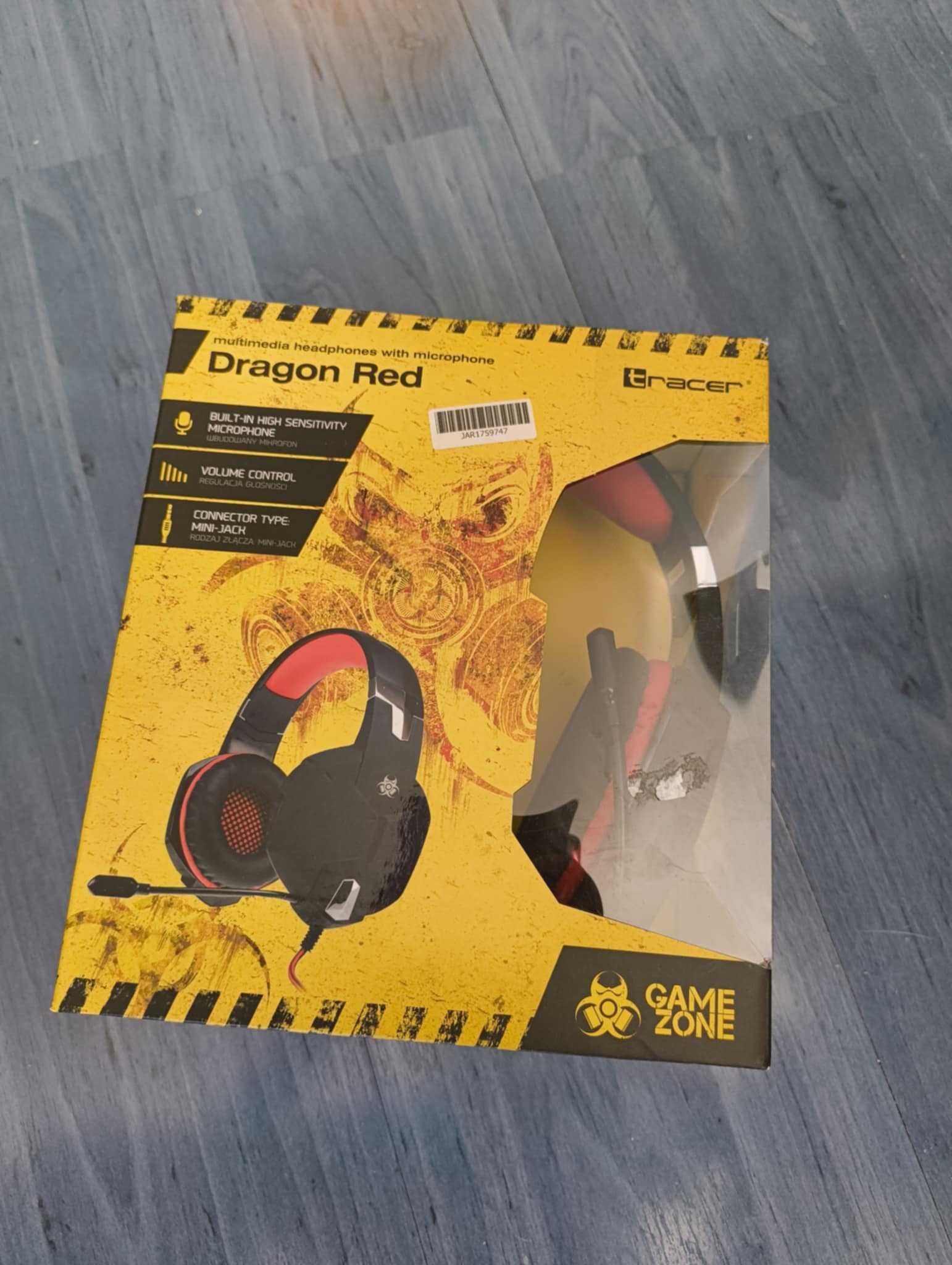 Слушалки Tracer Dragon Red