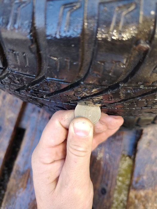 Jante tabla cu cauciucuri Goodyear iarna pe 16 , 112x5