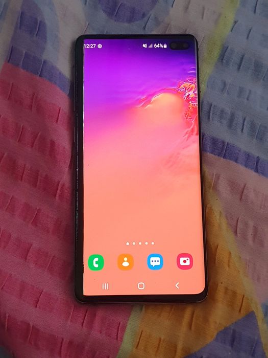 Samsung Galaxy S10 Plus Dual Sim 128GB Blue cu Dunga