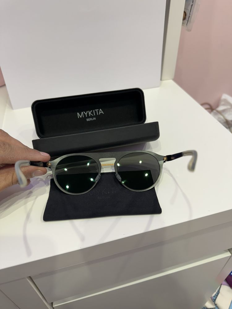 MYKITA Lester Sunglasses Blue Silver