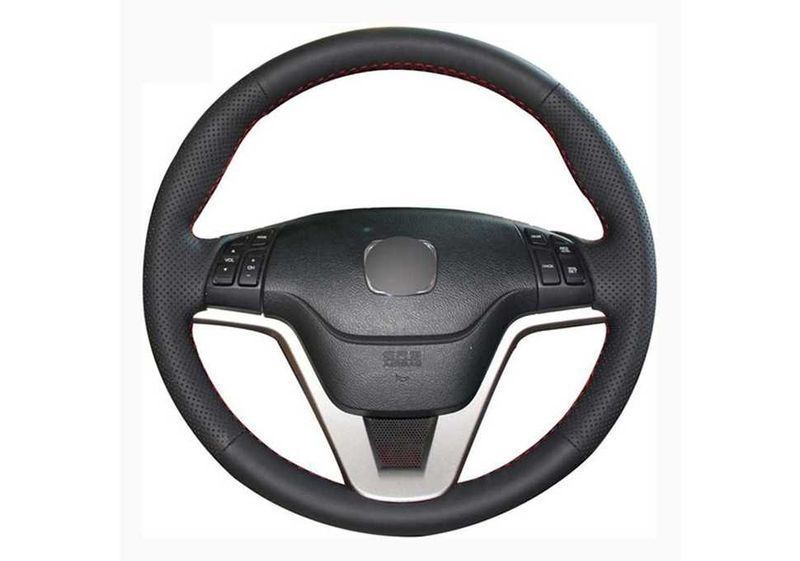 Кожен калъф за волан шиещ, Honda CR-V, 2007-2011 г.