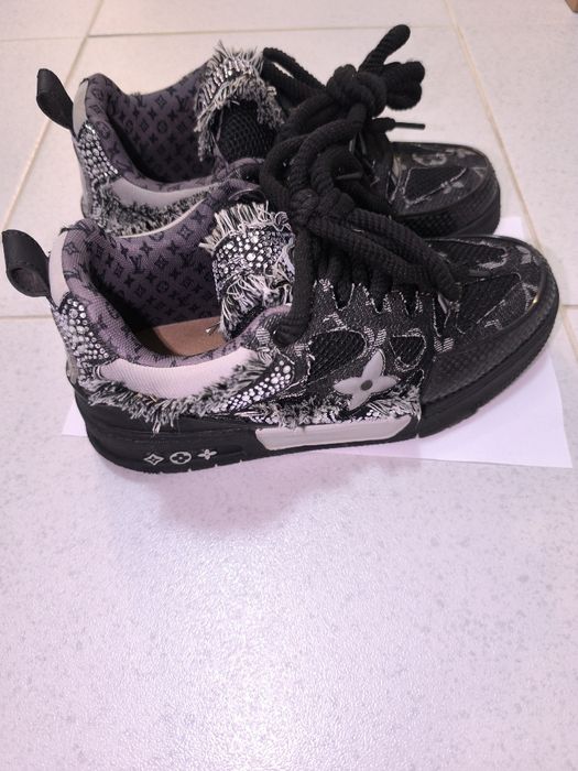Lv skates black Swarovski marimea 42