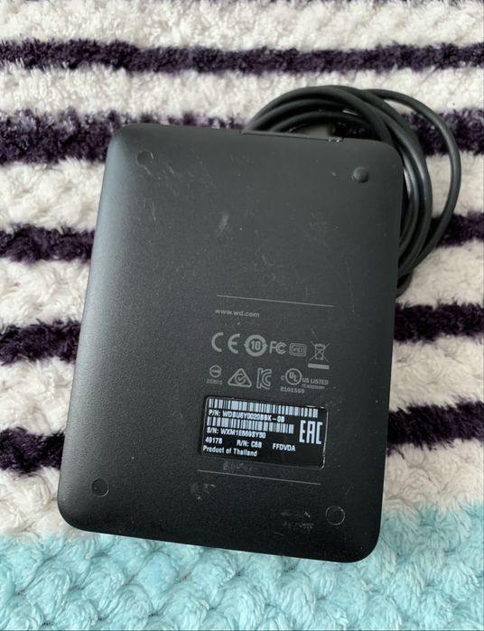 HDD Hard Disk Extern Portabil WD Elements 2TB (2000GB) 2.5”