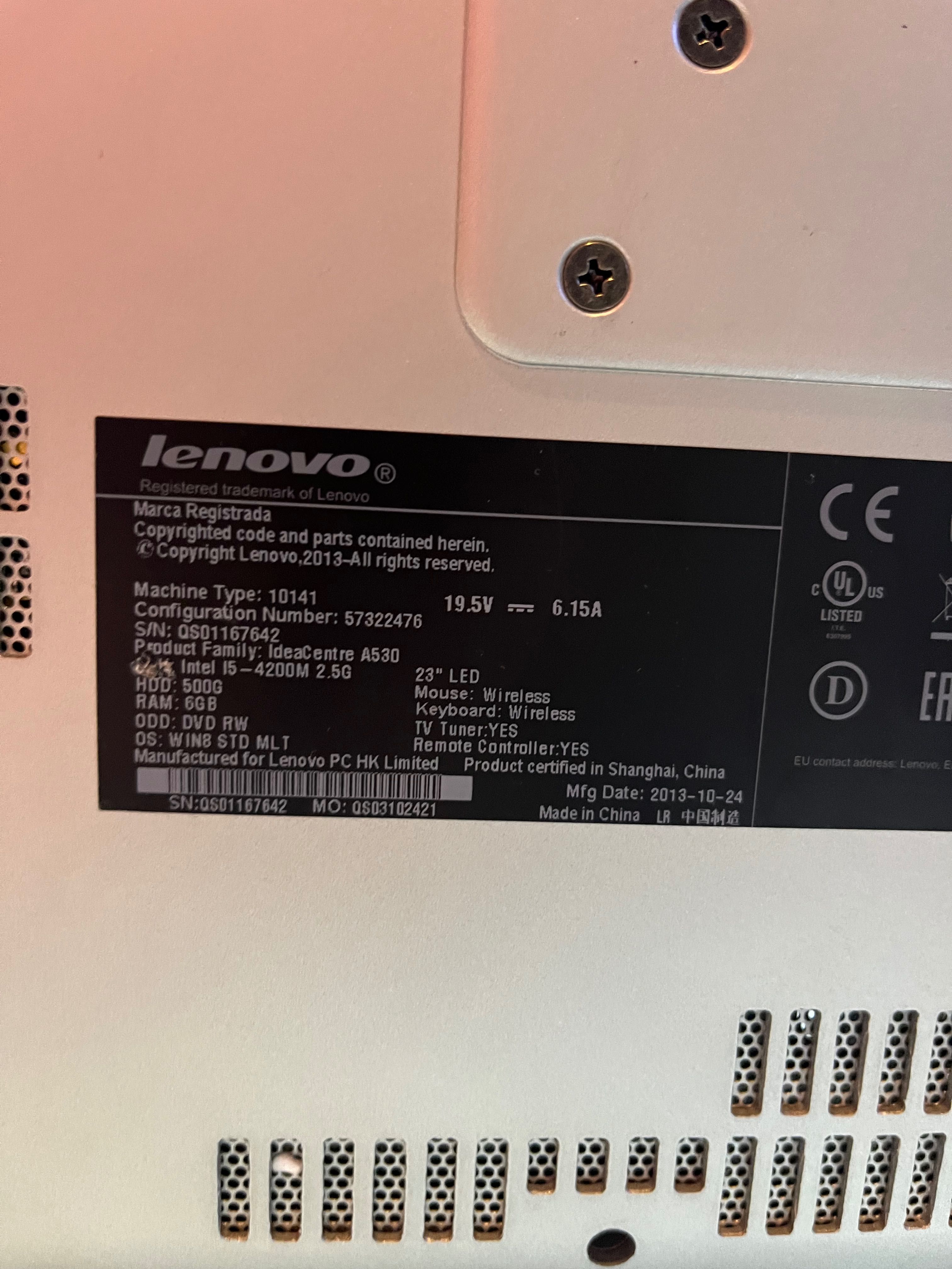 Lenovo IdeaCentre A530