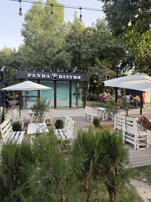 Зонтик стол стул комплект сотилади