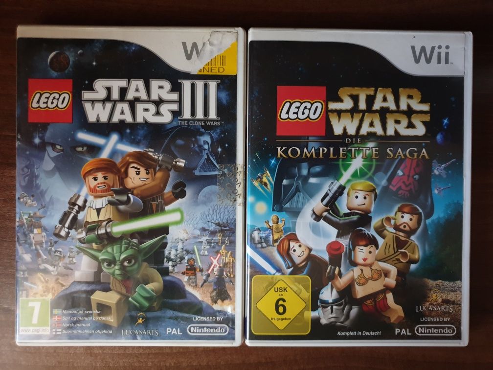 2 Jocuri LEGO Star Wars Nintendo Wii
