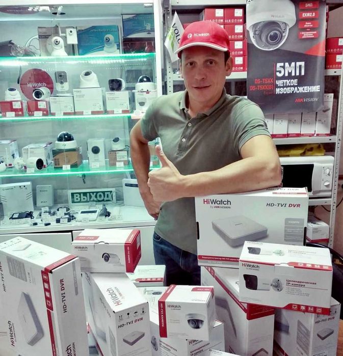 Установка видеонаблюдения