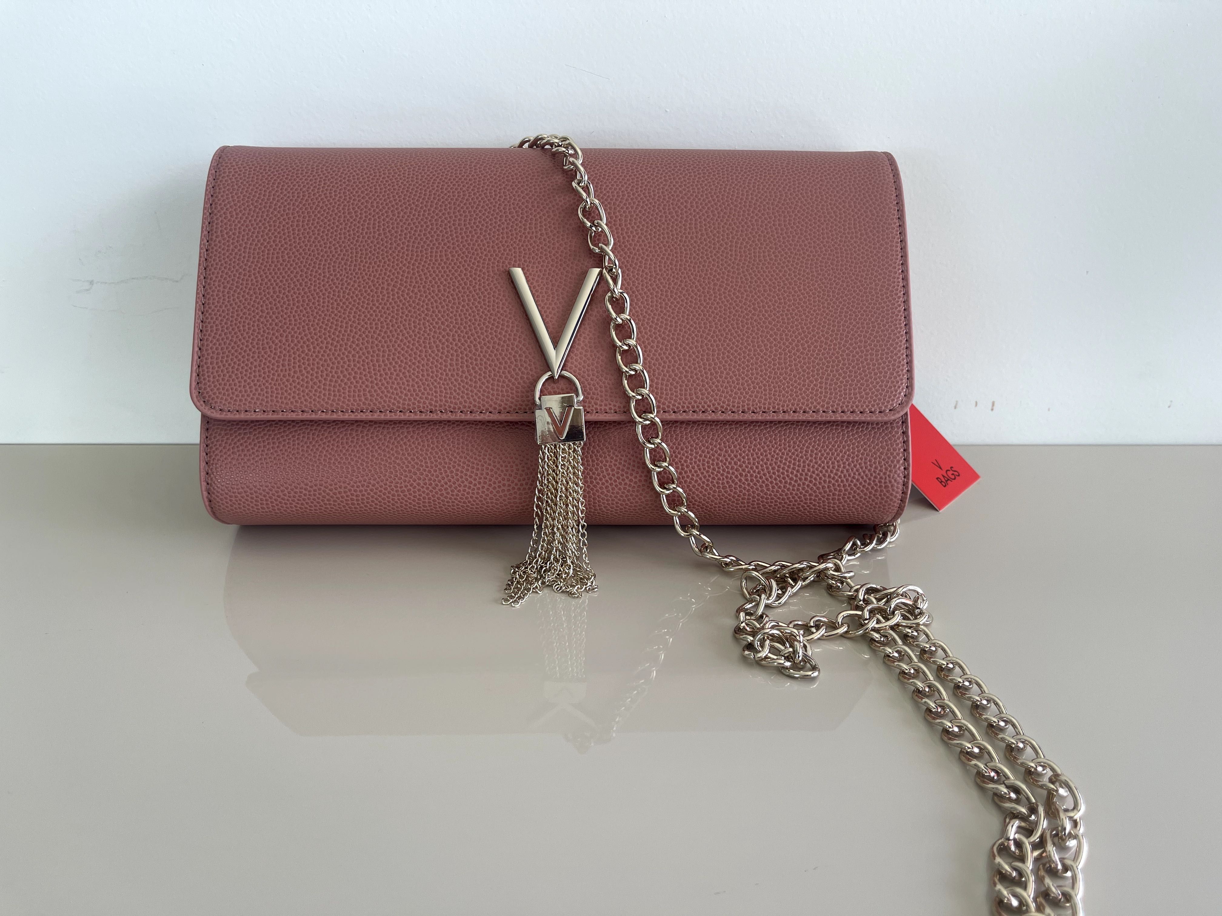 Valentino By Mario Valentino Divina дамска чанта-пепелно розова НОВА