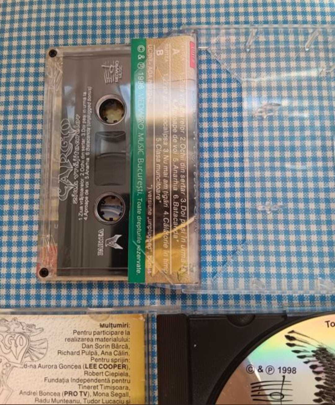 CD Cargo Ziua Vrajitoarelor,caseta audio, colectie,Rock Romanesc vechi