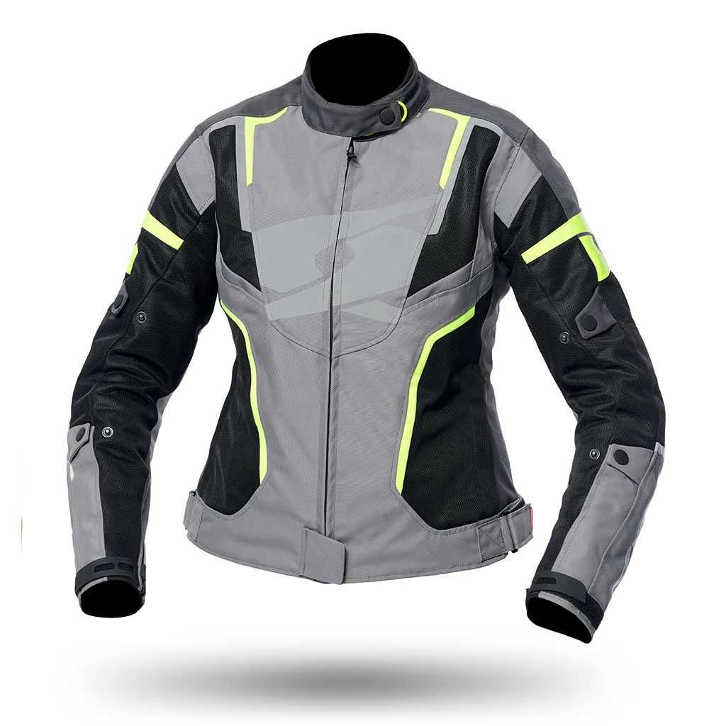 Дамско яке SPYKE AIR MASTER LADY FLUO/GRAY,протектори и подплата