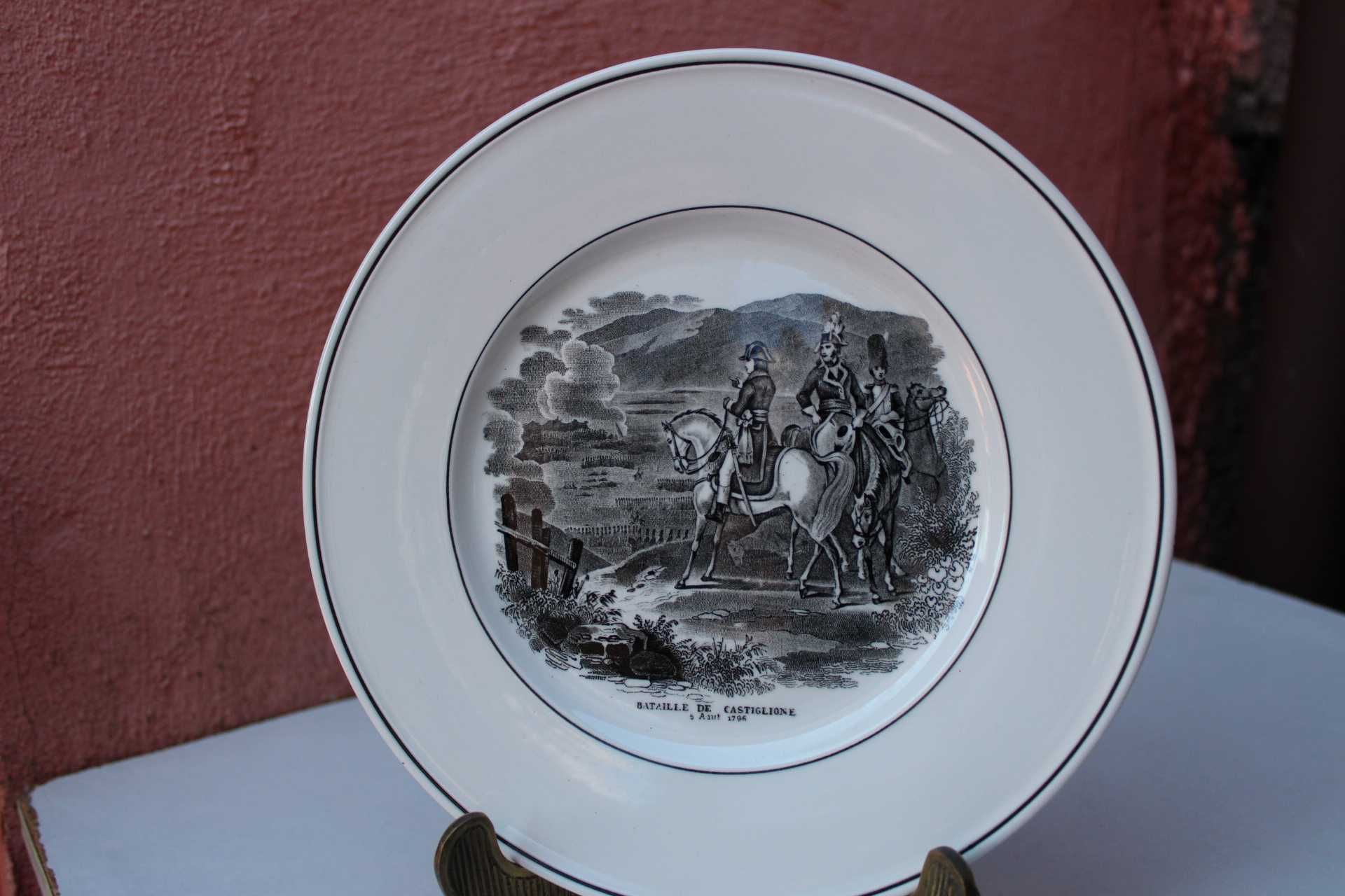 Set 3 farfurii colectie VILLEROY & BOCH, Mettlach, Napoleon Bonaparte