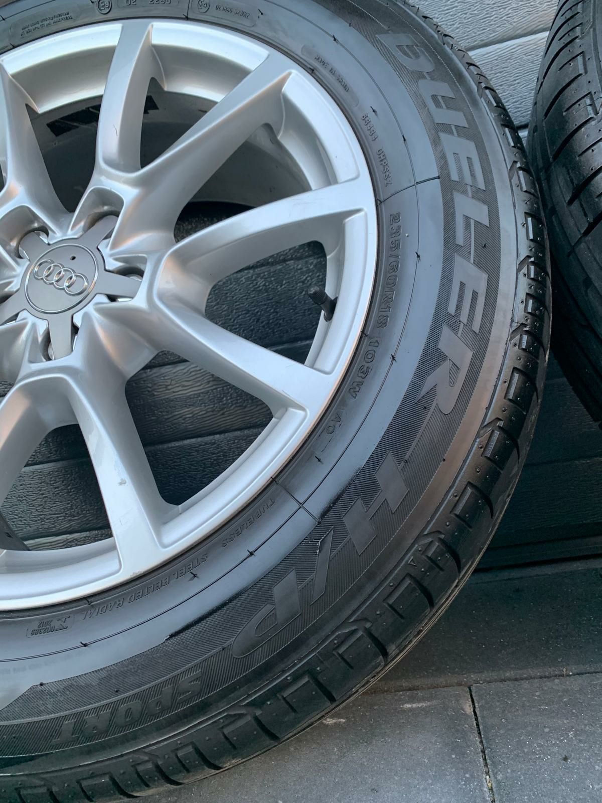Jante originale Audi Q5pe 18"  235.60.18 Anvelope Vara